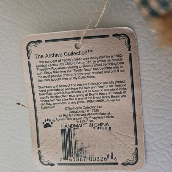 Boyds Bears Abigail Bramblebeary 913963 With Tags - Picture 5 of 7